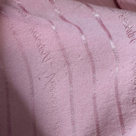 Victoria secret 2 piece pj set satiny shiny striped pin strip pink black luxury - Picture 8 of 9